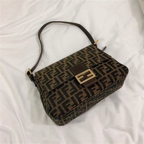 fendi zucca mama baguette vintage|fendi baguette embroidered.